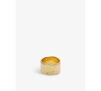 Monica Vinader Womens Monica Vinader Mv Siren™ Muse Bold 18ct Yellow Gold Vermeil Ring Yellow Gold M