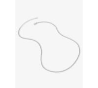 Monica Vinader Womens Monica Vinader Recycled Sterling Silver Beaded Curb Chain Necklace Silver