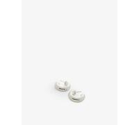 Monica Vinader Womens Monica Vinader Siren Muse Chunky Medium Recycled Sterling-Silver Hoop Earrings Silver 1 Size