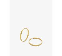 Monica Vinader Womens Yellow Gold Siren Muse Large 18ct Gold-plated Vermeil Sterling-silver Hoop Earrings