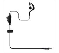 MONICONA G Shape Ear Hook Earpiece in-line PTT Mic Earphone Headset for Motorola EVX-S24 Yaese VX-6R FT-270R Standard Horizon HX320 HX210 HX40 HX890 Two Way Radio Replace MH-89A4B