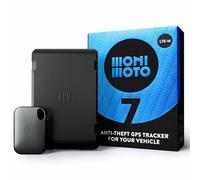 MoniMoto 7 Anti-Theft Smart Motorcycle GPS tracker and Alarm with DIY Installation, No Wiring Required - GPS tracker for Vehicles, Scooters, Quad Bike ATVs, Snowmobiles