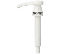 MONIN 10ml Pump. Compatible with 1L Plastic (PET) Bottles (Sugar-Free Syrups, Cloudy Lemonade Concentrate) and 25cl MONIN Syrup Bottles for Easy Use.