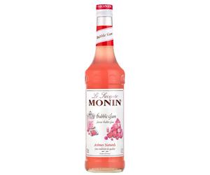Monin Bubble Gum Syrup 700ml for Cocktails, Tea and Mocktails Vegan Friendly
