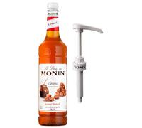 Monin Caramel Syrup 1ltr and Pump