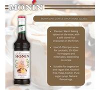 MONIN Premium Chestnut syrup 700ml for Coffee and Cocktails. Vegan-Friendly, Allergen-Free, 100 Percent Natural Flavours and Colourings