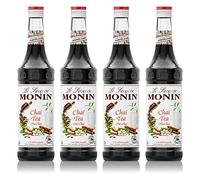 Monin Chai Tea Coffee & Cocktail Syrup Glass Bottle 700ml (4 Bottles, No Pump)