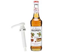 Monin Coffee Syrup in Tiramisu 70cl Glass Bottle & 70cl Monin Pump Set