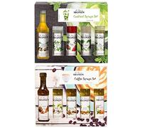 Monin Double Gift Set, Coffee & Cocktail Syrup Gift Sets (5 x 5cl Each)