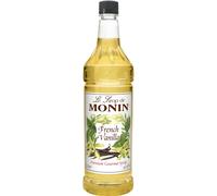 Monin French Vanilla Syrup 1L Premium Authentic Barista Flavouring
