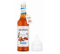 MONIN Gingerbread Sugar Free Syrup 1L with JD Drizzling Cap, Gingerbread Coffee Syrup for Lattes, Iced Coffee, Hot Chocolate, Cocktails, Milkshakes & Festive Drinks