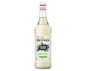 Monin Le Mixeur Mojito Mix 1 Litre - Cocktail Mixer for Mojitos and Mixed Drinks