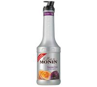 MONIN Passion Fruit Mix Puree 1L for Cocktails and Mocktails. Vegan-Friendly, Allergen-Free, 100% Natural Flavours and Colourings. 2-in-1 Passionfruit Puree and Sugar Syrup Hybrid