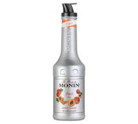 MONIN Peach Fruit Mix Puree 1L for Cocktails, Smoothies and Mocktails. Vegan-Friendly, Allergen-Free, 100% Natural Flavours and Colourings. 2-in-1