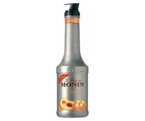 Monin Peach Puree 1L Premium French Cocktail Syrup Mix 1000ml