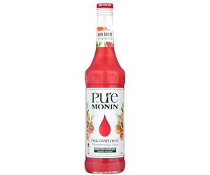 Monin Pink Grapefruit Syrup (1 x 0.7 L) - For Cocktails - Drinks & Desserts - Refreshing - Citrus Flavor