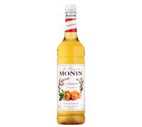 MONIN Premium Amaretto Syrup 1L for Coffee and Cocktails. Vegan-Friendly, Allergen-Free, 100% Natural Flavours and Colourings. Sugar Syrup
