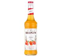 MONIN Premium Apricot Syrup 700ml for Cocktails and Mocktails. Vegan-Friendly, Allergen-Free, 100% Natural Flavours and Colourings. Sugar Syrup