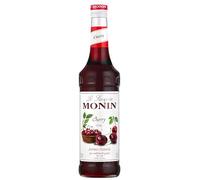 MONIN Premium Cherry Syrup 700 ml for Cocktails and Mocktails. Vegan-Friendly, Allergen-Free, 100% Natural Flavours and Colourings