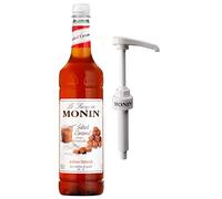 Monin Premium Coffee Syrup 1 Litre Salted Caramel & Pump
