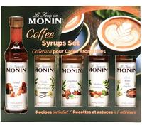 Monin Premium Coffee Syrup Gift Set 5x 5cl