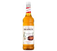 MONIN Premium Creme Brulee Syrup 1L for Coffee and Cocktails. Vegan-Friendly, Allergen-Free, 100 Percent Natural Flavours and Colourings