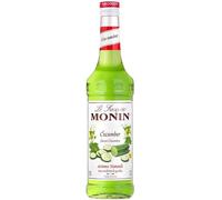 MONIN Premium Cucumber Syrup 700ml for Cocktails and Mocktails. Vegan-Friendly,