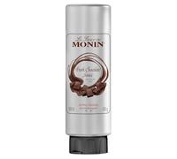 MONIN Premium Dark Chocolate Sauce 500ml for Frappes, Desserts, Cocktails, Hot Chocolates and Garnishes. Vegan, Allergen-Free. 100 Percent Natural Flavours