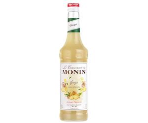 MONIN Premium Ginger Syrup Concentrate 700ml, Warming Spiced Flavour | For cocktails, mocktails and hot drinks, warming ginger spice flavour, bar and cafe essential, versatile mixer