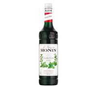 Monin Premium Green Mint Syrup - Vegan-Friendly, Allergen-Free, 100% Natural Flavours - 1 L