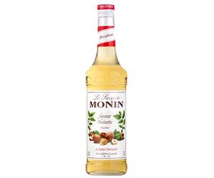 MONIN Premium Hazelnut Syrup 700ml for Coffee and Cocktails. Vegan-Friendly, 100% Natural Flavours and Colourings. Sugar-Free Hazelnut Coffee Syrup,Packaging may vary
