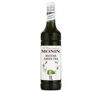 MONIN Premium Matcha Concentrate 1L | Green Tea Natural Beverage Base for Lattes, Iced Drinks, Frappes, Smoothies & Desserts | Perfect addition to, Coffees, Teas, Hot and Cold Drinks