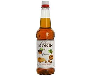 Monin Premium Praline Syrup 1L For Coffee Frappes & Cocktails Vegan