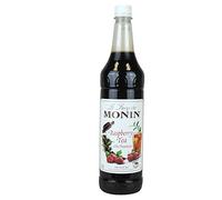 MONIN Premium Raspberry Tea concentrate 1L for Hot and Iced Teas. Vegan-Friendly, Allergen-Free, 100% Natural Flavours and Colourings