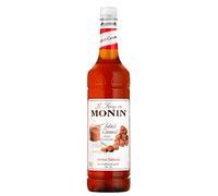 MONIN Premium Salted Caramel Syrup 1L for Coffee and Cocktails. Vegan-Friendly, Allergen-Free, 100% Natural Flavours and Colourings. Salted Caramel Coffee Syrup