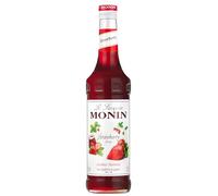 MONIN Premium Strawberry Syrup 700ml for Cocktails and Mocktails. Vegan-Friendly, Allergen-Free, 100% Natural Flavours and Colourings