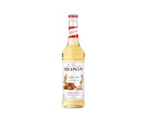 MONIN Premium Toffee Nut Syrup 700ml, for Coffee and Cocktails, Vegan | 100% natural flavours and colourings, vegan-friendly, allergen-free, latte creation, cocktail mixer, bar and cafe essential