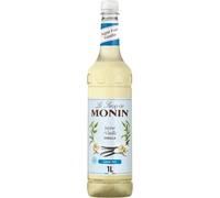 Monin Premium Vanilla Sugar Free Syrup 1L For Coffee And Cocktails. Vegan-Frien