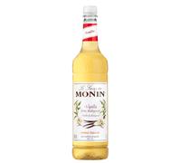 Monin Premium Vanilla Syrup 1L For Coffee And Cocktails. 1 l (Pack of 1)