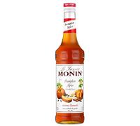 Monin Pumpkin Spice Syrup 70cl Bottle - Set of 6 - Spiced Pumpkin Syrup Flavouring for Drinks