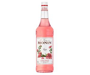 Monin Rose Syrup With Natural Aroma And Rose Fragrance 1000 ml