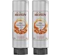 Monin Salted Caramel Sauce Twin Pack 500ml Costa Premium Coffee & Dessert Syrup