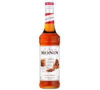 MONIN Premium Salted Caramel Syrup 700ml for Coffee and Cocktails. Vegan-Friendly, Allergen-Free, 100% Natural Flavours and Colourings. Salted Caramel Coffee Syrup