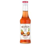 MONIN - Spicy Pumpkin Syrup for Latte, Hot Chocolate and Milkshake for Halloween - Natural Flavours - 3 x 25cl