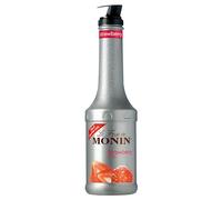MONIN Strawberry Fruit Mix Puree 1L for Cocktails, Smoothies and Mocktails. Vegan-Friendly, Allergen-Free, 100% Natural Flavours and Colourings. 2-in-1 Strawberry Puree and Sugar Syrup Hybrid