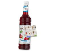 Monin Strawberry No Added Sugar Cocktails Coffee Syrup 1L Inc Drink Recipe