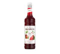 Monin Strawberry Syrup 1L for Milkshakes, Cocktails & Desserts