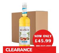 Monin Sugar Free Hazelnut Syrup 6 x 1L BBD: 26/01/2026