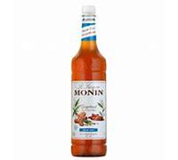 MONIN Premium Caramel Syrup 1L for Coffee and Cocktails. Vegan-Friendly, Allergen-Free, 100% Natural Flavours and Colourings