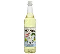 Monin Syrup Vanilla Sugar Free 1ltr and Pump